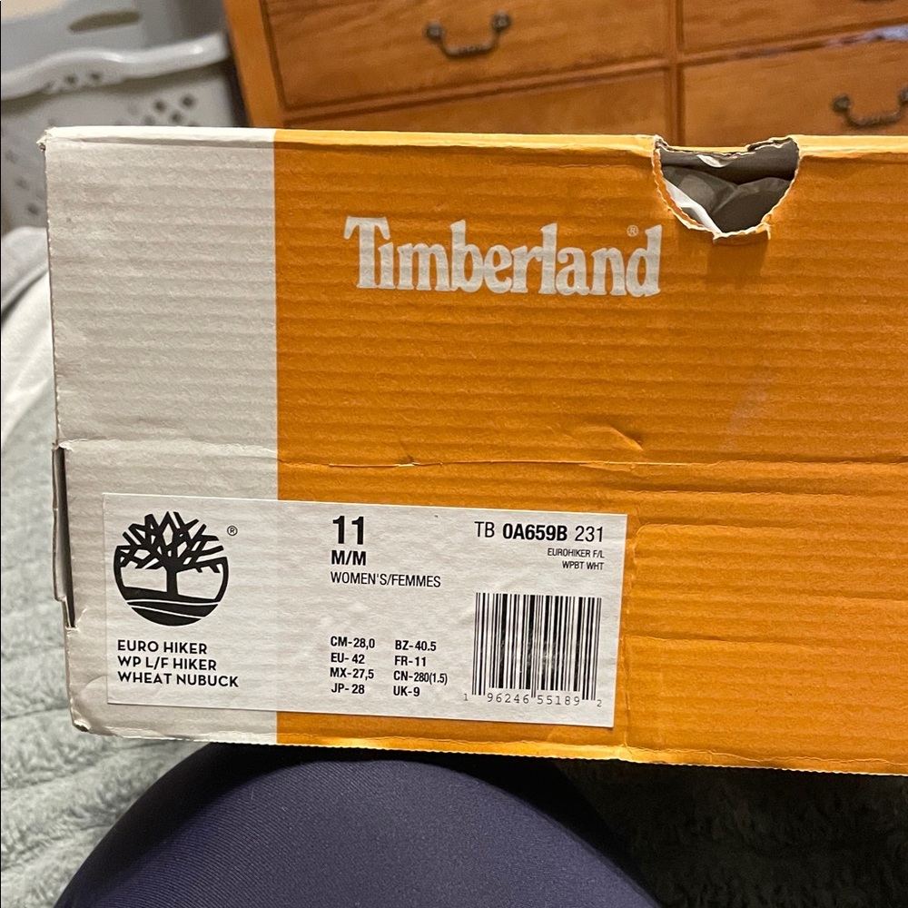Timberland Euro Hiker Box in Orange